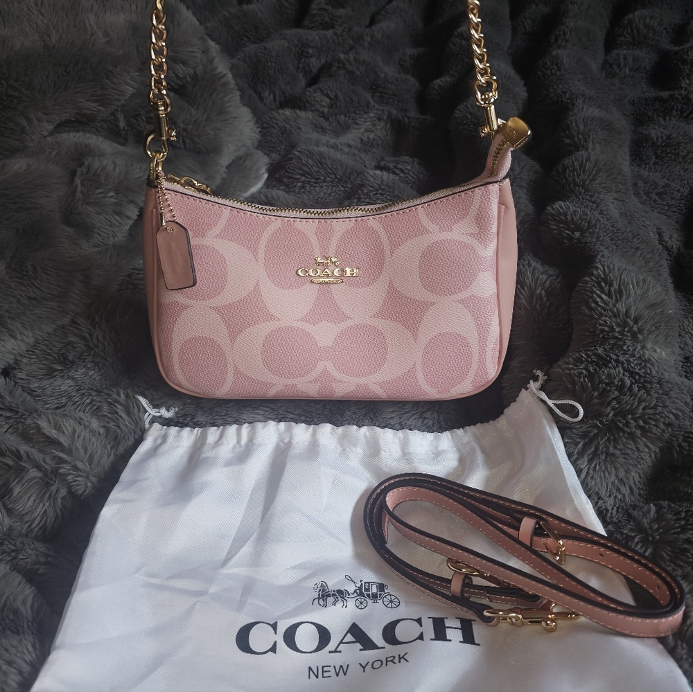 Coach Powder Pink Teri Shoulder Bag